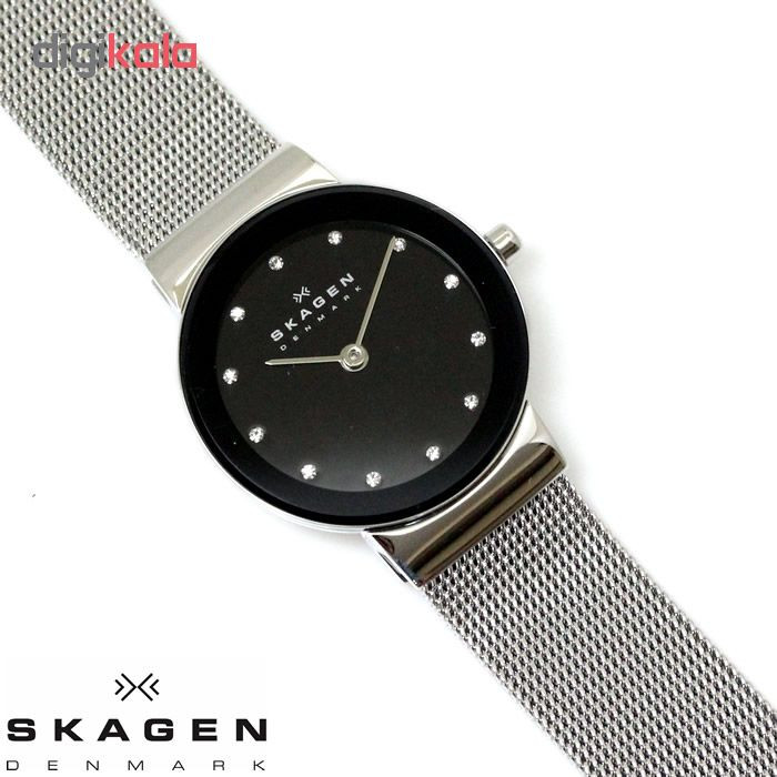 ساعت مچی عقربه ای زنانه اسکاژن دانمارک کد 358SSSBD - Image 3